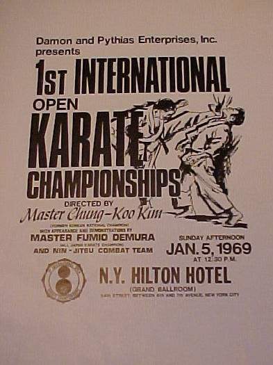 1969 1st International Open Karate Championships